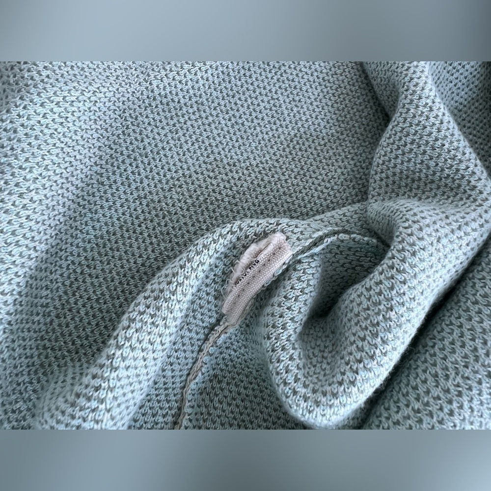 Soft Surroundings Sweater Womens XS Nina Aqua Marble Tunic Double Knit Com - Picture 12 of 13